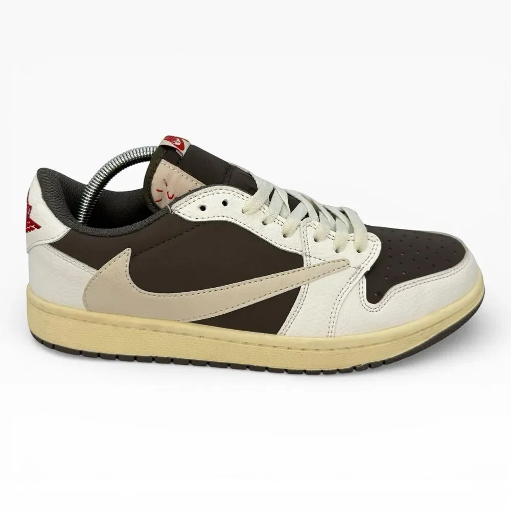 Size 10 - Jordan 1 Retro Low OG SP - Travis Scott Reverse Mocha - No Box - Clean